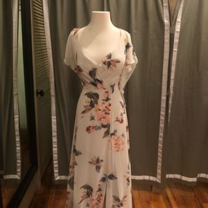 Jenny Yoo “Alanna” soft sage ohana print